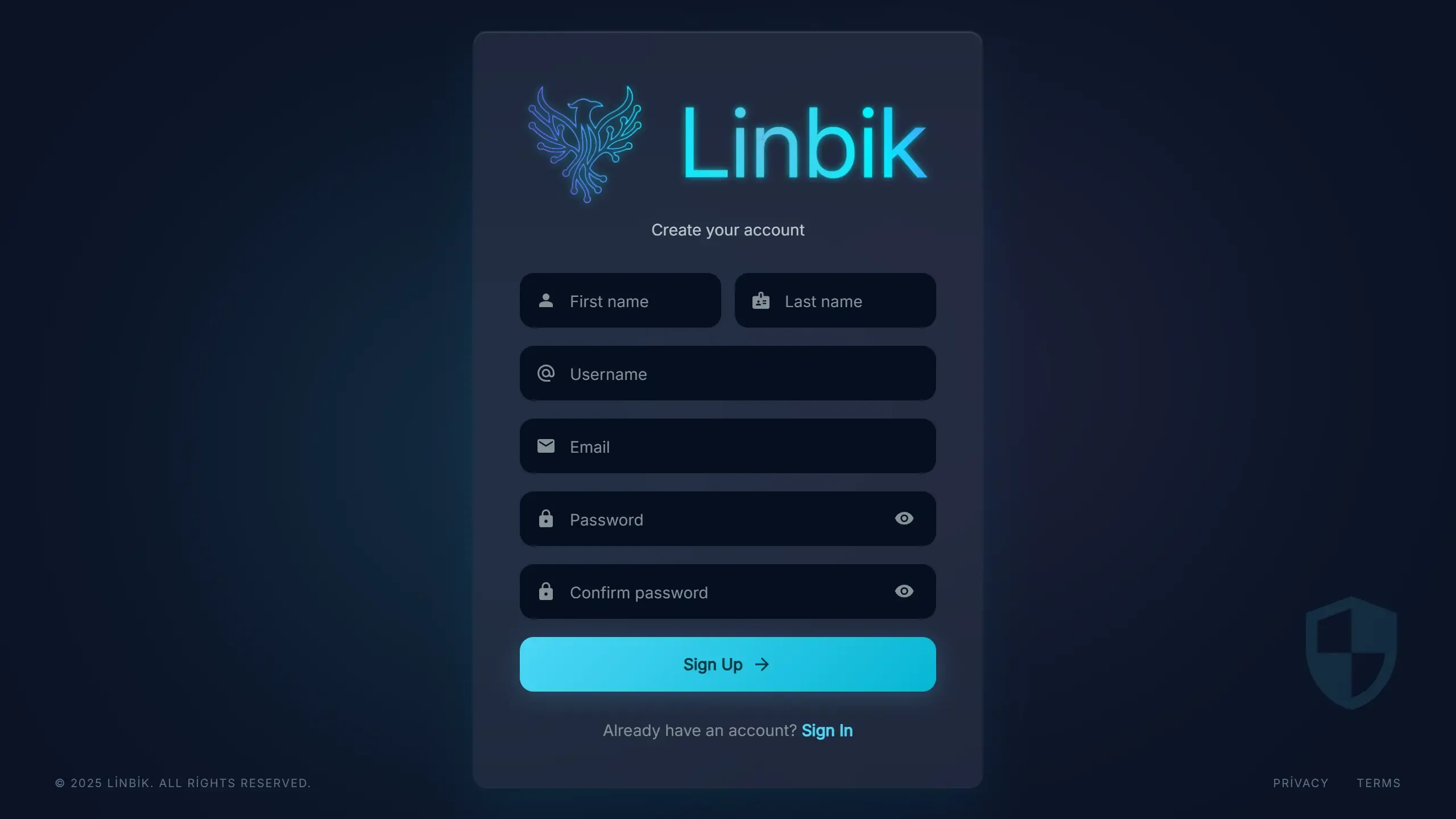 Linbik User Register